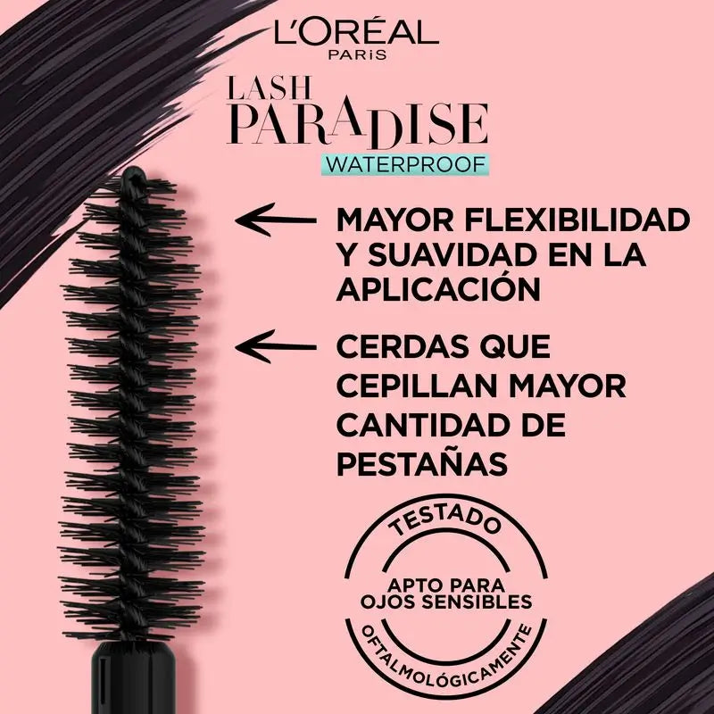 L'Oréal Paris Paradise Extatic vedenkestävä ripsiväri, joka lisää volyymia ja pituutta, 6,4 ml