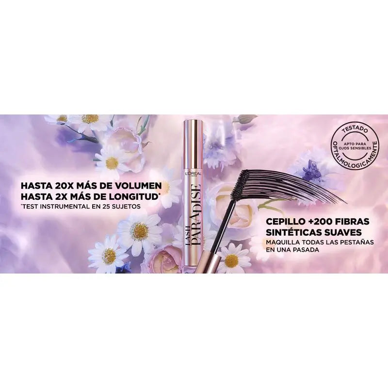 L'Oréal Paris Paradise Extatic vedenkestävä ripsiväri, joka lisää volyymia ja pituutta, 6,4 ml
