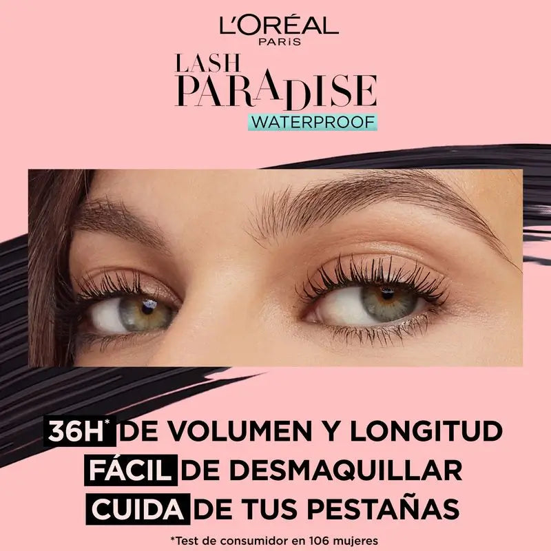 L'Oréal Paris Paradise Extatic vedenkestävä ripsiväri, joka lisää volyymia ja pituutta, 6,4 ml