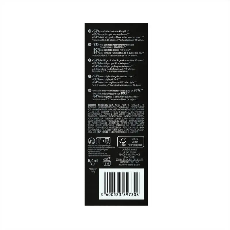 L'Oréal Paris Paradise Extra Black -ripsiväri: volyymi ja pituus