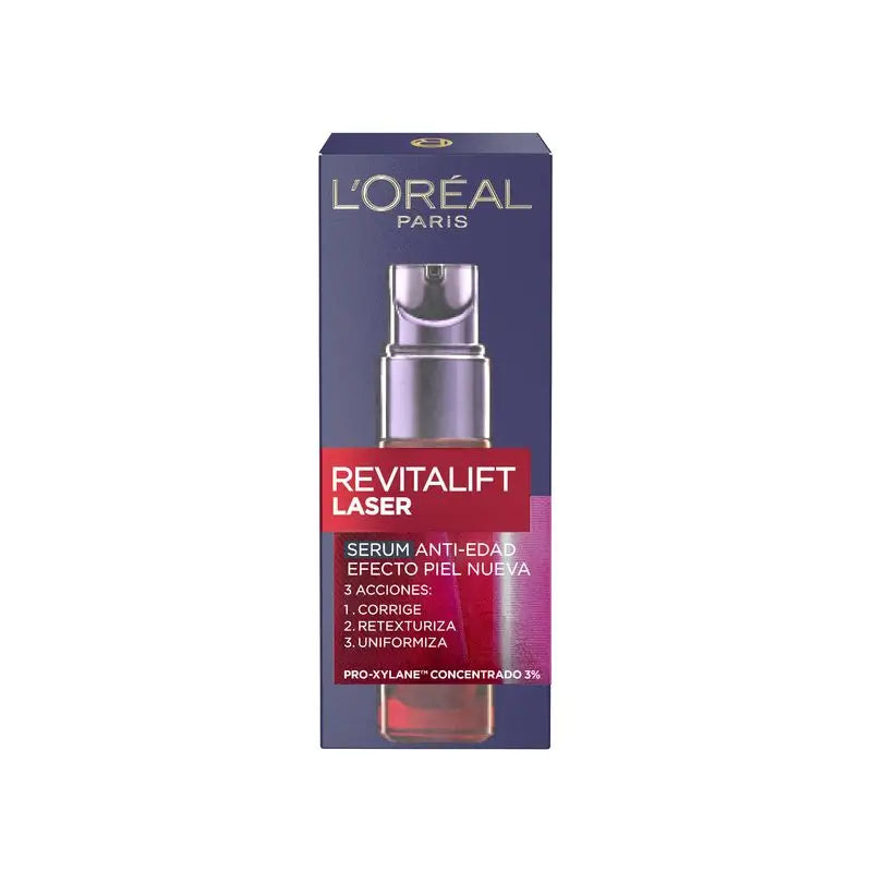L'Oréal Paris Revitalift Laser -anti-aging-seerumi – sisältää Pro-Xylane-ainetta – 30 ml