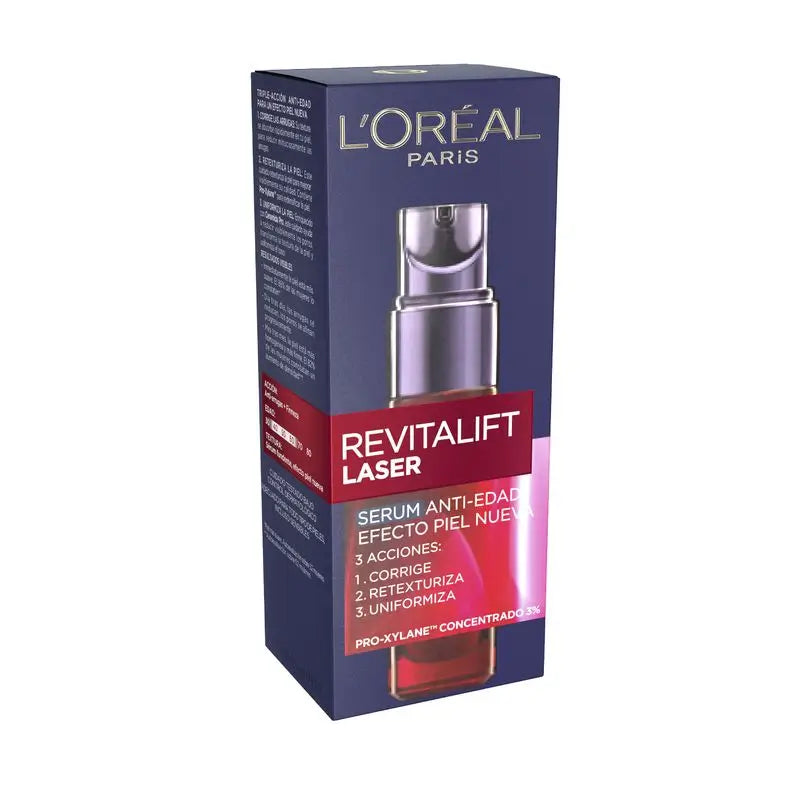 L'Oréal Paris Revitalift Laser -anti-aging-seerumi – sisältää Pro-Xylane-ainetta – 30 ml