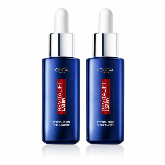 L'Oréal Paris Revitalift Laser -yöseerumi, puhdasta retinolia syviin ryppyihin, 2 kpl:n pakkaus