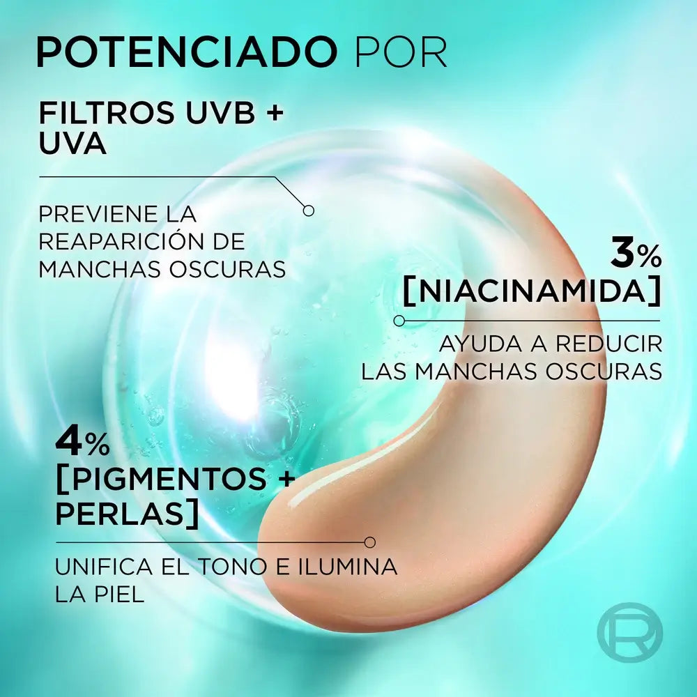 L'Oreal Paris Skincare Uv Bright Reveal Light, 50 ml