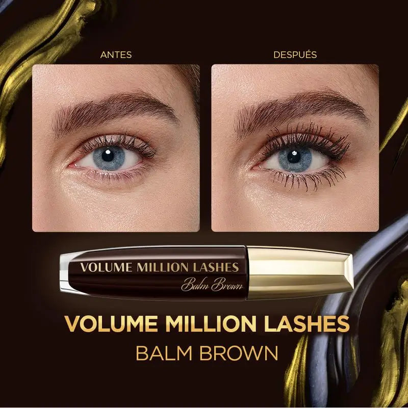 L'Oréal Paris Volume Million Lashes -ripsiväri, puhdas volyymi, 10,7 ml, ruskea