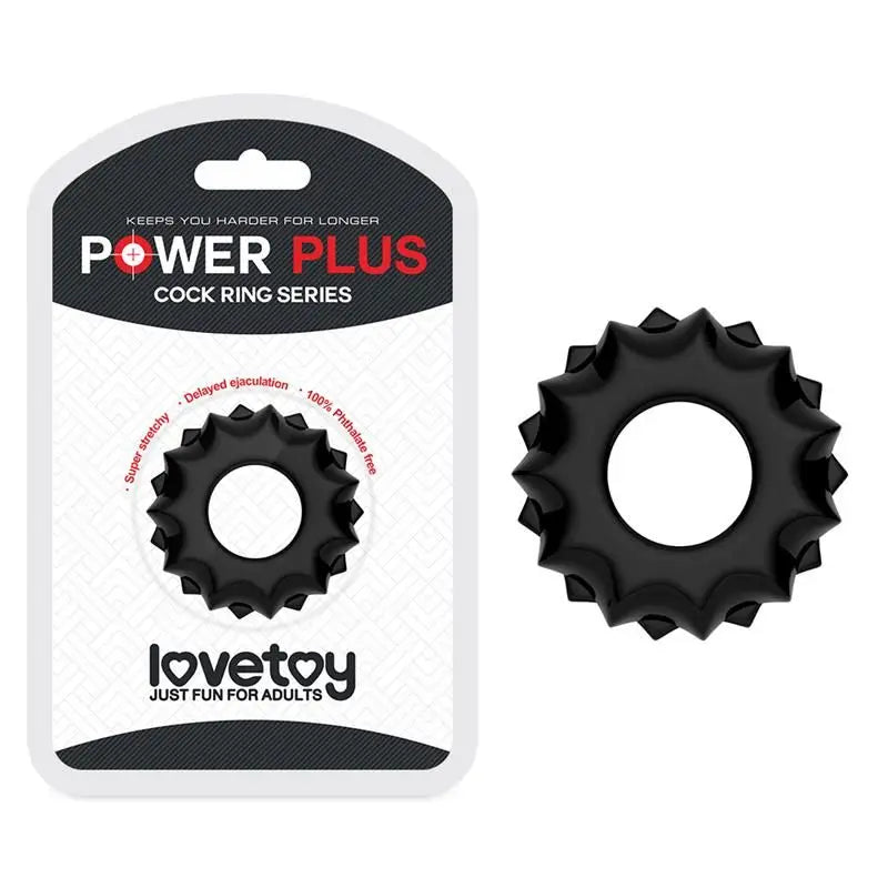 Lovetoy Power Plus -penisrengas, musta, malli 1