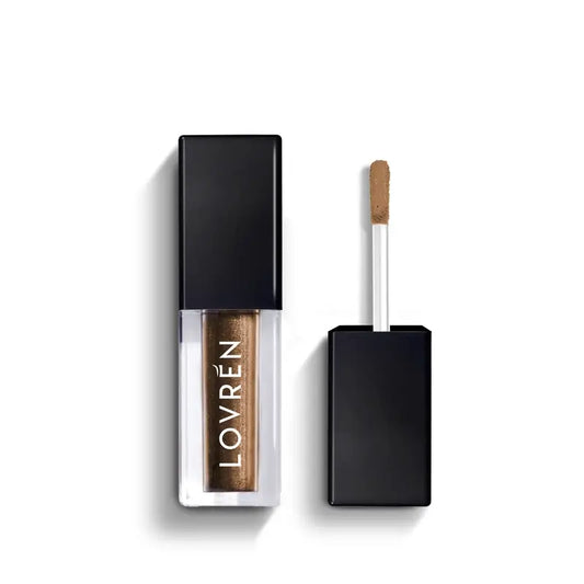 Lovrén Long Lasting -nestemäinen luomiväri, satiininen harmaa 