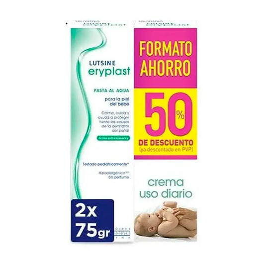Eryplast Lutsine E45 Vesipohjainen voide vauvan vaippoihin, 2 x 75 g:n pakkaus