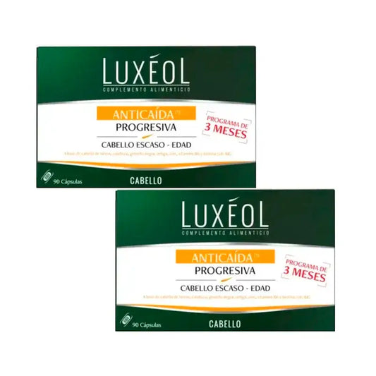 Luxeol Anticaida Progresiva, 2 x 90 tablettia sisältävä pakkaus