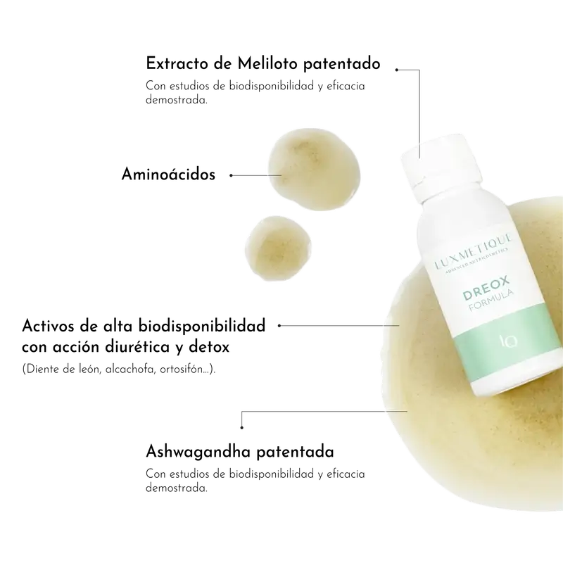 Luxmetique Drenox-valmiste, 15 ampullia à 30 ml