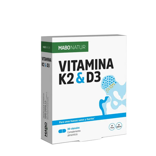 Mabonatur K2- ja D3-vitamiini, 30 kapselia 