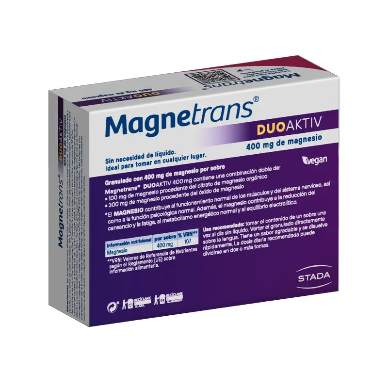 Magnetrans Duo Activ 400 mg magnesiumia, 20 pussia