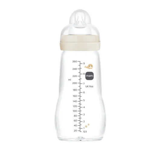 Mam Baby Feel Good -lasipullo, neutraali mattapinta, 260 ml