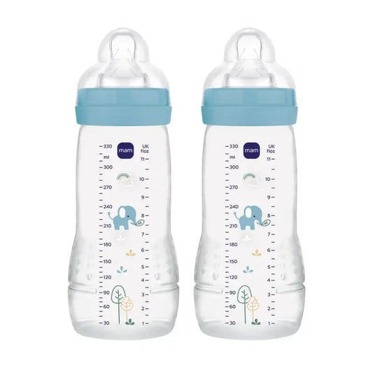 Mam Baby Easy Active -tutipullo, kirkkaan sininen, 2 x 330 ml
