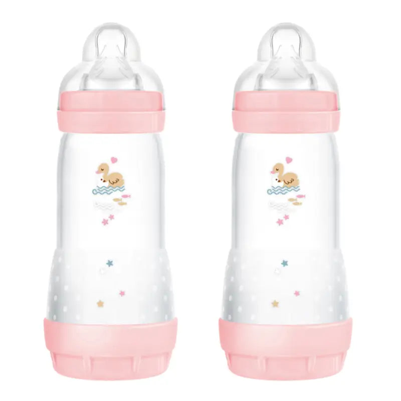 Mam Baby Easy Start -tölkkipullo, kirkkaan vaaleanpunainen, 2 x 320 ml 