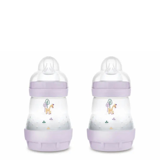 Mam Baby Easy Start -tuttipullo, matta vaaleanpunainen, 2 x 160 ml 
