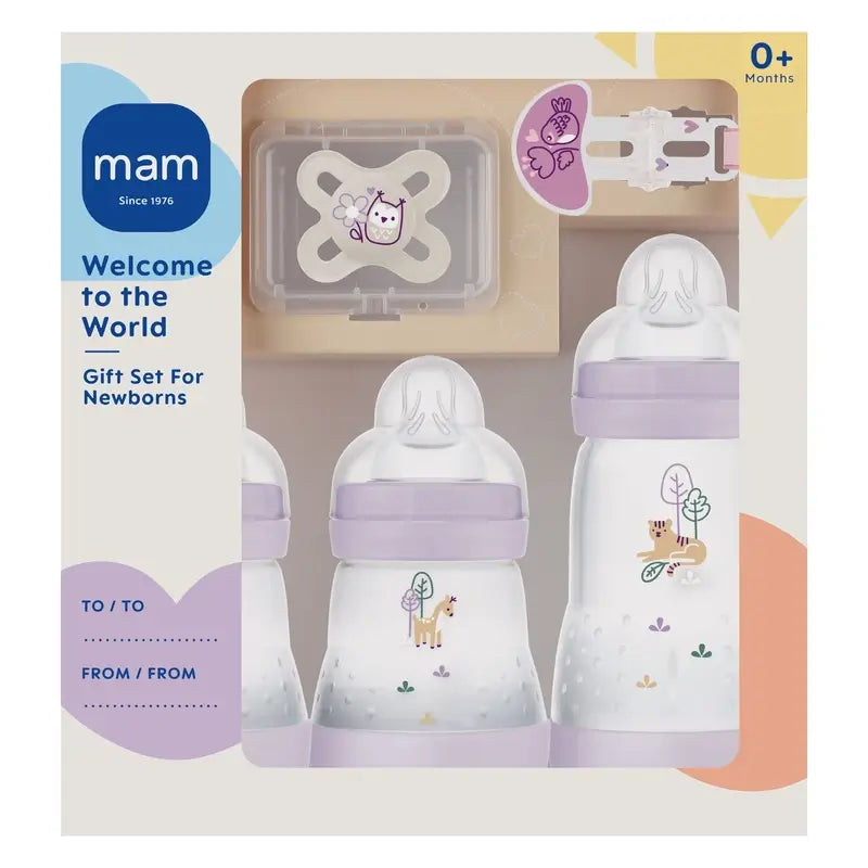 Mam Baby Welcome To The World -vastasyntyneen setti, vaaleanpunainen 