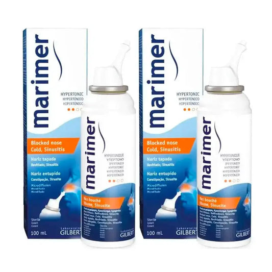 Marimer hypertoniinen merivesisuihke nenään, 2 x 100 ml:n pakkaus