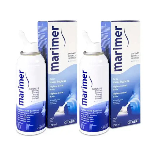 Marimer Isotoninen merivesisuihke nenään, 2 x 100 ml:n pakkaus