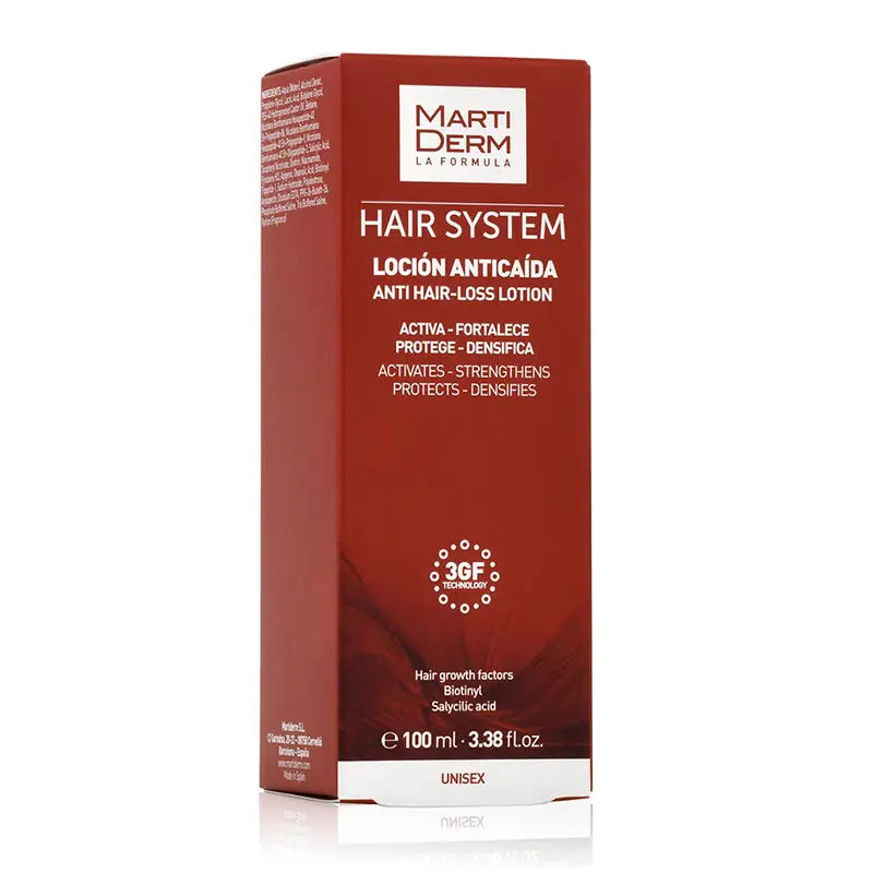 Martiderm Hair System hiustenlähtöä ehkäisevä lotion, unisex, 100 ml