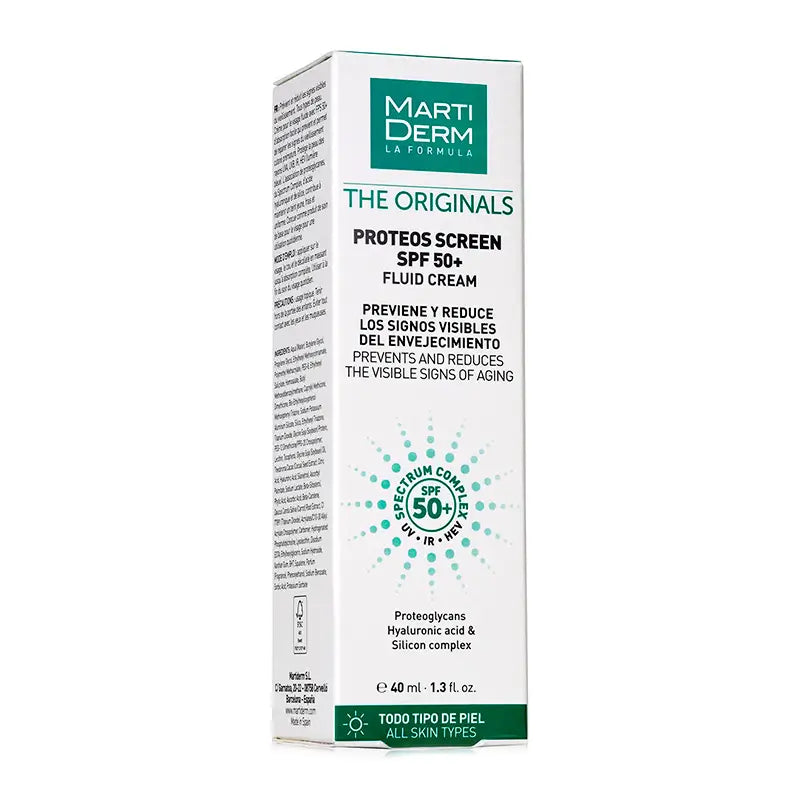 Martiderm Proteos Screen SPF50+ nestemäinen voide 40 ml