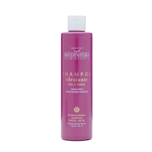 Maternatura kiharaisille hiuksille tarkoitettu omena-shampoo, 250 ml