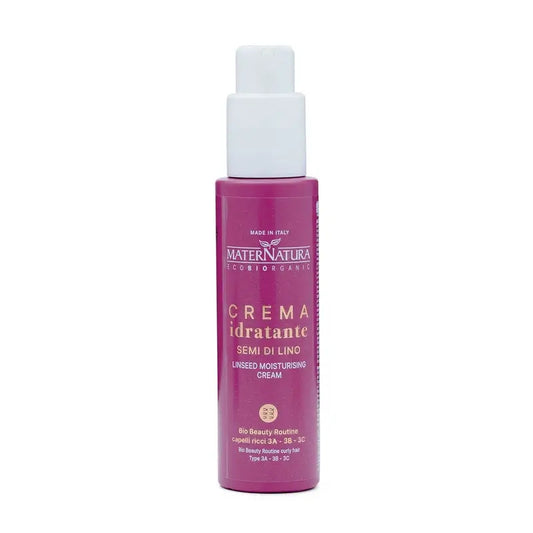 Maternatura Kihara hiuksille tarkoitettu viimeistelyvoide, jossa on pellavaa, 100 ml