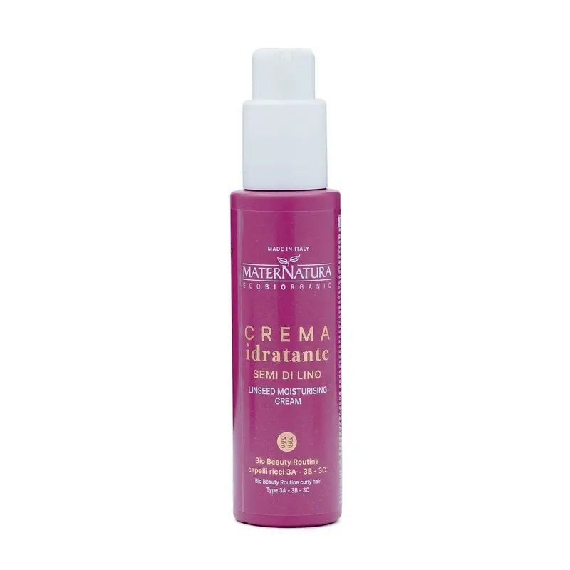 Maternatura Kihara hiuksille tarkoitettu viimeistelyvoide, jossa on pellavaa, 100 ml
