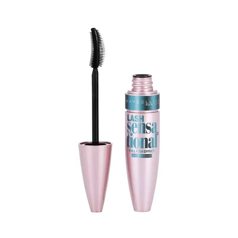 Maybelline New York Lash Sensational Waterproof -ripsiväri, musta, tuottoisa, 9,5 ml