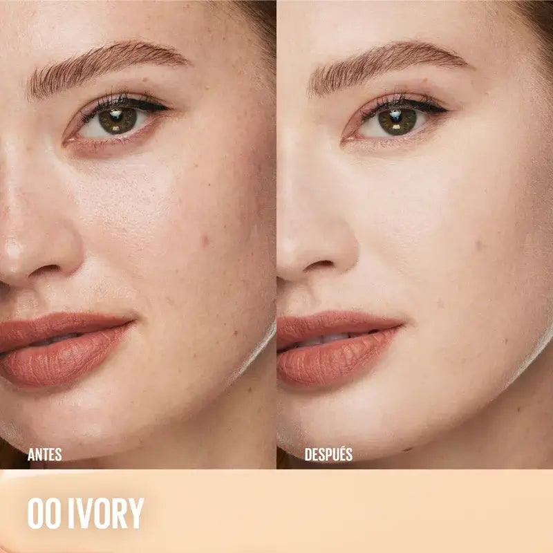 Maybelline New Yorkin monikäyttöinen kosteuttava peitevoide, sävy 00 Ivory