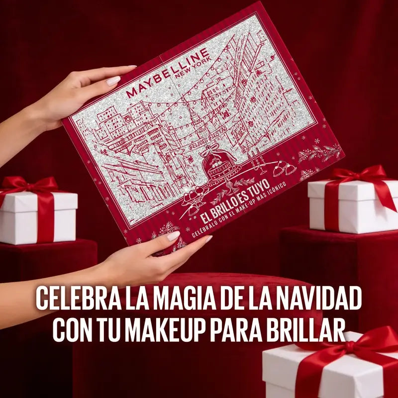 Maybelline-adventtikalenteri, 12 tuotetta