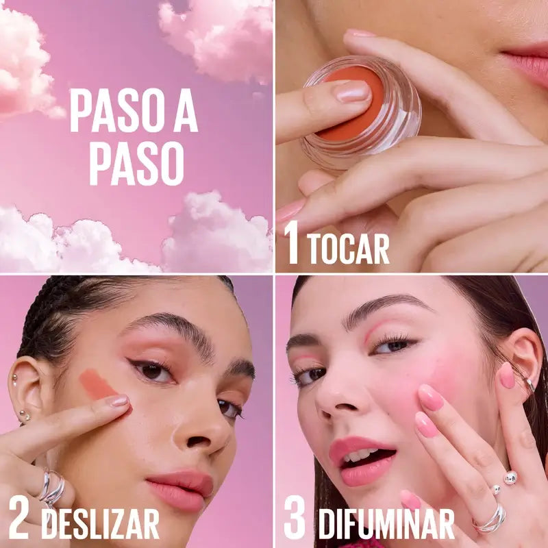 Maybelline New York Cloudtopia matta nestemäinen poskipuna, sävy 80 Dusk, 4,75 ml