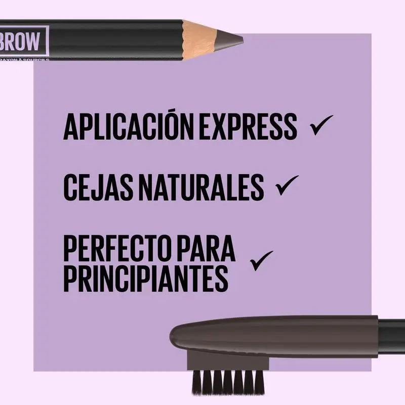 Maybelline New York Express Brow -kulmakynä, sävy 03 Soft Brown