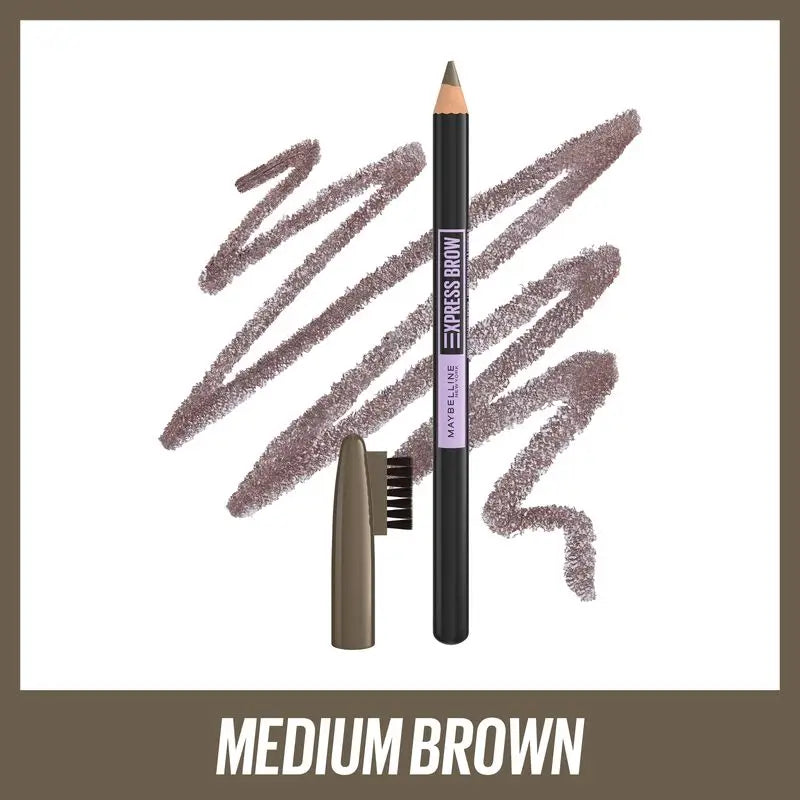 Maybelline New York Express Brow -kulmakynä, sävy Medium Brown
