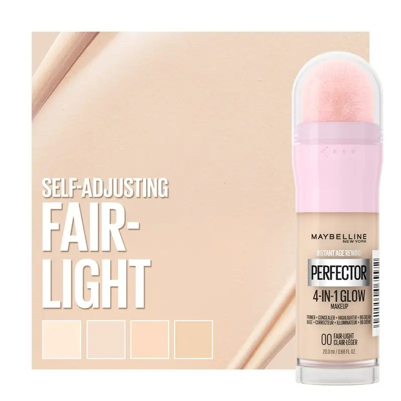 Maybelline New York Instant Perfector Glow 4-in-1, hehku, jota voit käyttää juuri niin kuin haluat, sävy 00 Fair Light