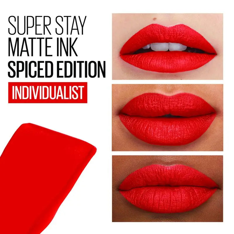 Maybelline New York Superstay Matte Ink, nestemäinen huulipuna, sävy 320 Individualist