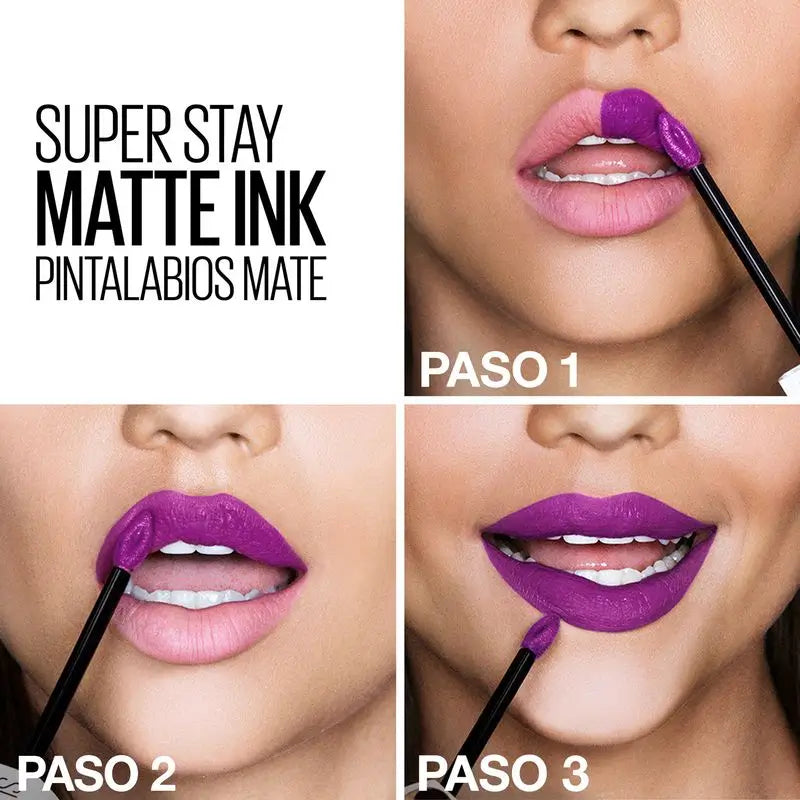 Maybelline New York Superstay Matte Ink, nestemäinen huulipuna, sävy 340 Exhilarator