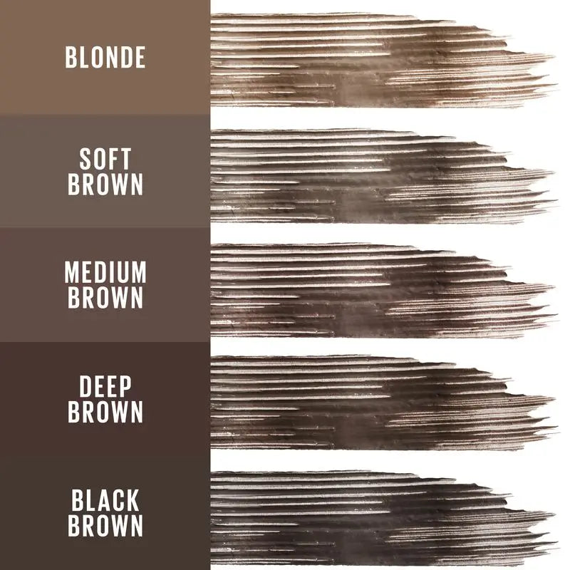 Maybelline New York Tattoo Brow -geeli täytettäville kulmakarvoille, sävy 260 Deep Brown