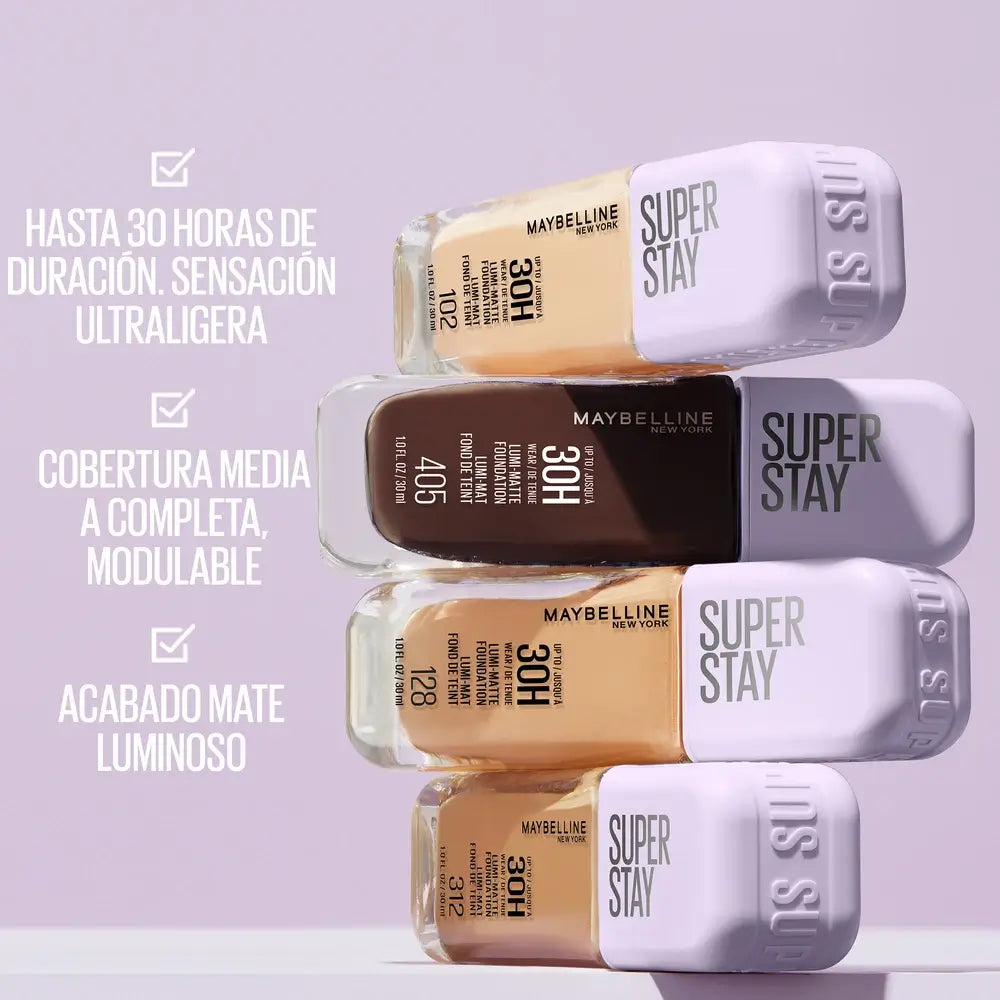 Maybelline New York M-Up Superstay Lumi Matte -meikkivoide 140, 35 ml