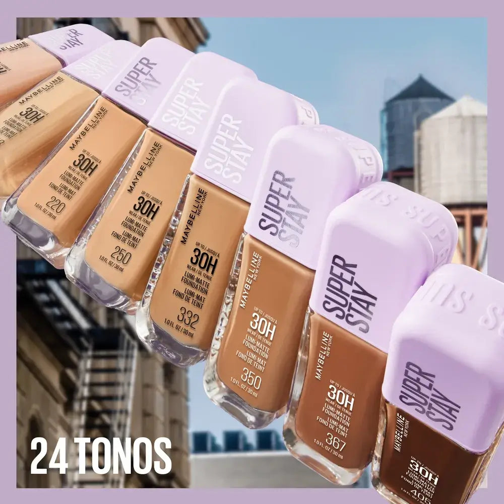 Maybelline New York M-Up Superstay Lumi Matte -meikkivoide 337, 35 ml
