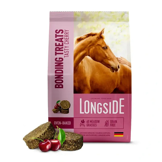 Mealberry Longside Bonding Treats -hevosille, kirsikka, 500 g