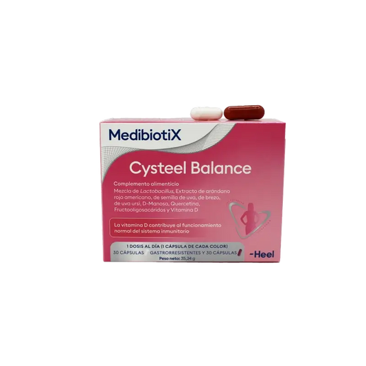 Medibiotix Cysteel Balance Food Supplement 30 and 30 Capsules