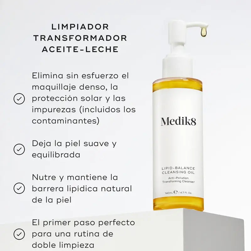 Medik8 Lipid Balance -puhdistusöljy, 140 ml