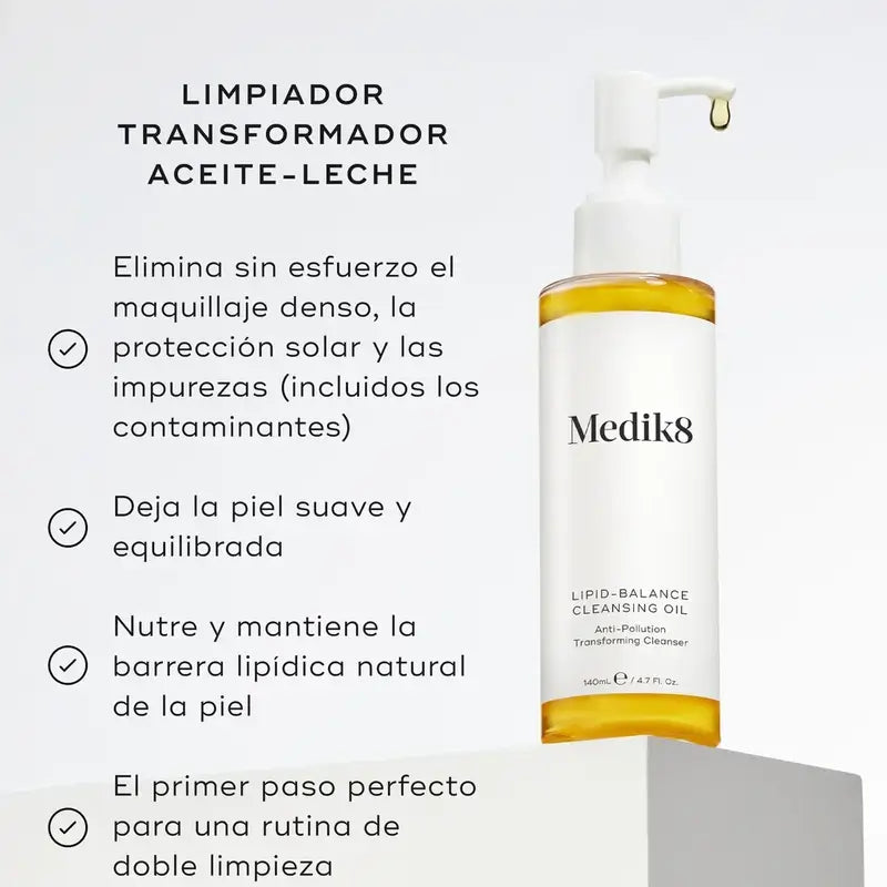 Medik8 Lipid Balance -puhdistusöljy, 140 ml