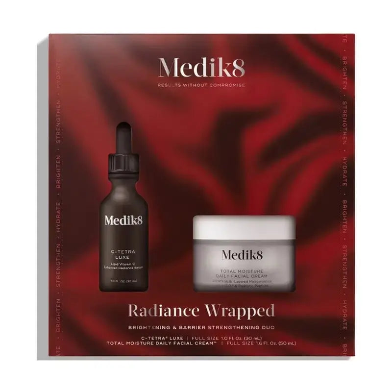 Medik8 Radiance Wrapped C-Tetra 30Ml + Total Moisture Daily Facial Cream 50Ml