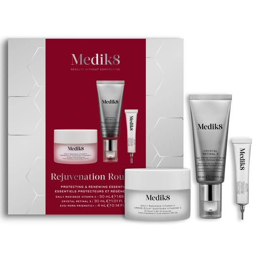 Medik8 Rejuvenation Routine -paketti: C-vitamiini, Retinal 3 ja Exo-PDRN