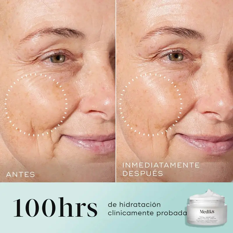 Medik8 Total Moisture Daily Facial Cream -kosteuttava päivävoide, 50 ml