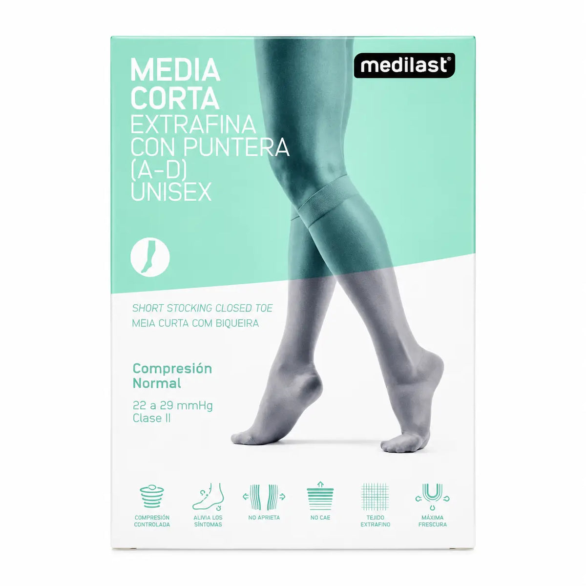 Medilast, keskipitkä, beige, keskikoko