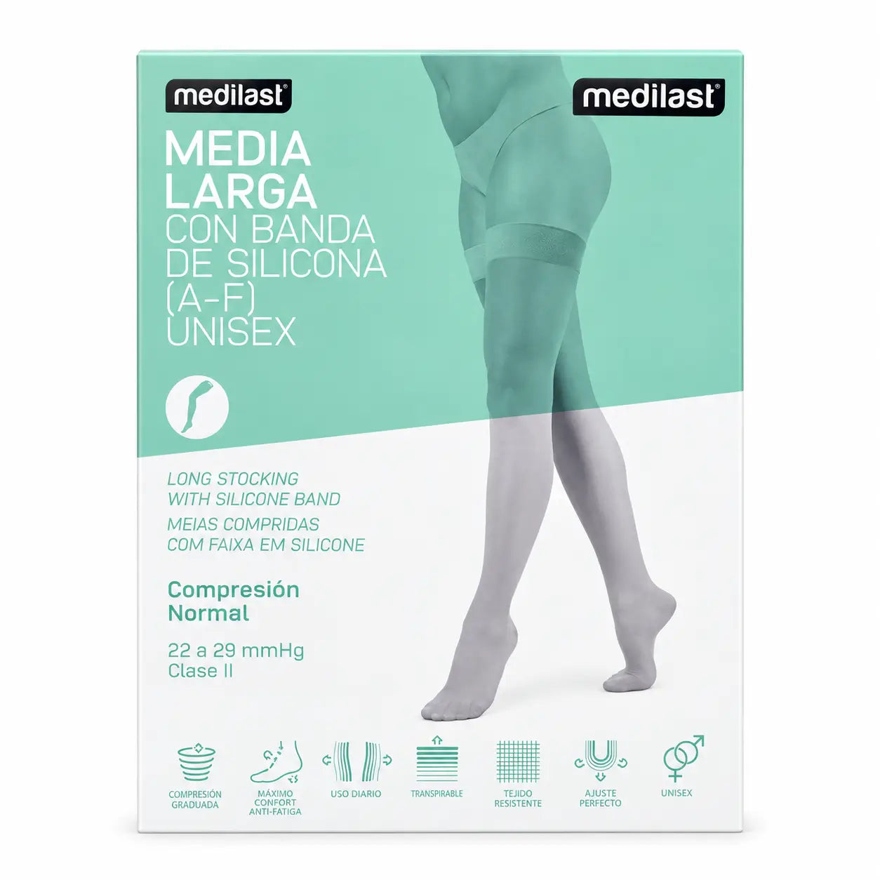 Medilast, puolipitkä, musta, Blond Eg R110