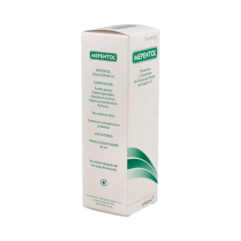 Mepentol-sumutetta haavaumien hoitoon 60 ml